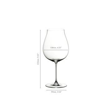 Riedel Veritas Pinot Noir Glass Set of 2 for Wine Lovers