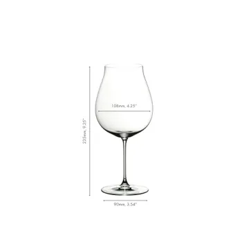 Riedel Veritas Pinot Noir Glass Set of 2 for Wine Lovers