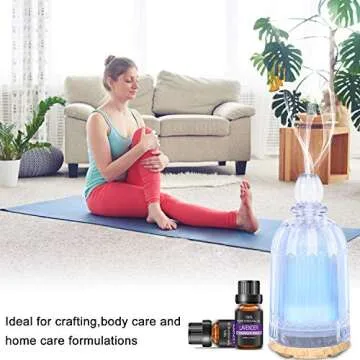 MADETEC 10ML Diffuser Oils Essential Oils Cinnamon 100% Pure and Natural Oils for Aromatherapy Diffuser Humidifiers