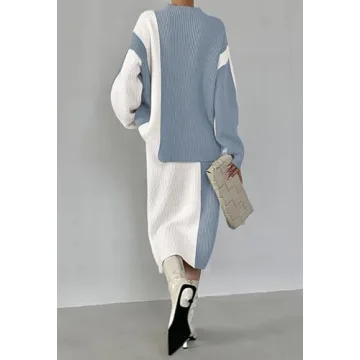 Chic Winter Two Piece Sweater Set for Women Date Night