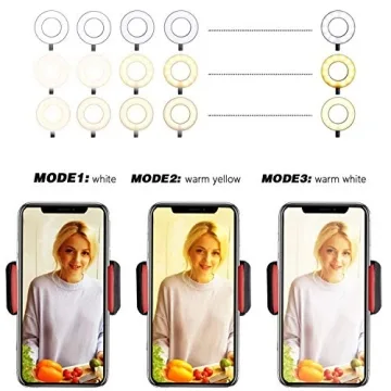UBeesize Adjustable Selfie Ring Light for Streamers