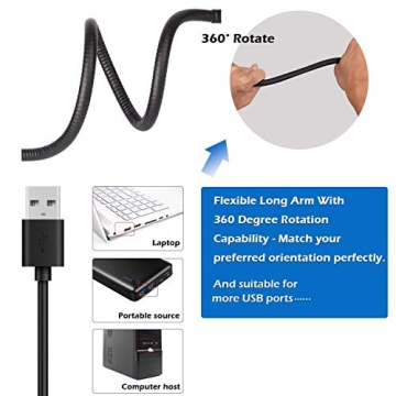 UBeesize Adjustable Selfie Ring Light for Streamers