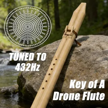 Vatonezich Native American Style Drone Flute | A Key Plastic Flute Instrument for Meditation & Pract...