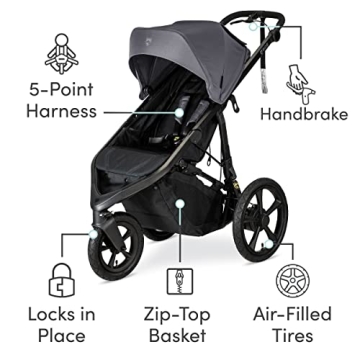 BOB Gear Wayfinder Stroller - Jogging & Safety Features