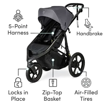 BOB Gear Wayfinder Stroller - Jogging & Safety Features