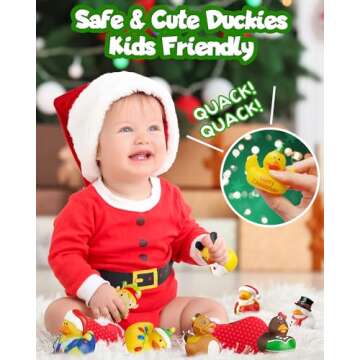 Rubber Duck Advent Calendar 2024 with Surprises for Kids
