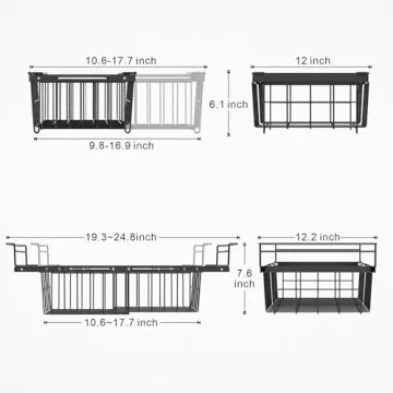 iSPECLE Chest Freezer Organizer Bins - 2 Pack