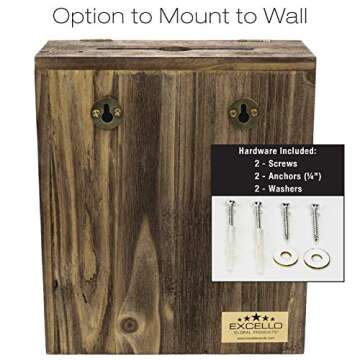 Buy Rustic Suggestion Box - Secure Feedback Collector
