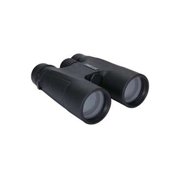 Huntsman Outdoors 10x42 Binoculars for Hunting and Birdwatching - Fog Proof with Twistable Eye Cups