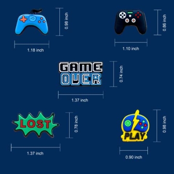 Euphaglaia Game Charms for Clog Shoes | 25 Pcs