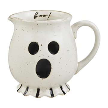 Mud Pie Halloween Ghost Pitcher, 6 1/2" x 7 1/2"