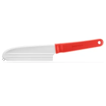Dreamfarm Knibble Lite 3-In-1 Non-Stick Cheese Knife - 9" Red