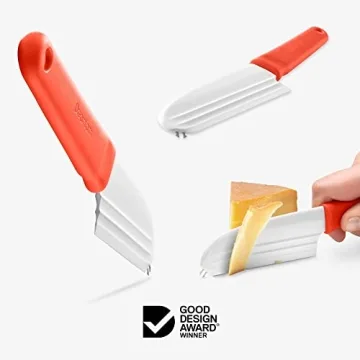 Dreamfarm Knibble Lite 3-In-1 Cheese Knife for Charcuterie