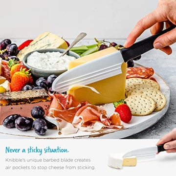 Dreamfarm Knibble Lite 3-In-1 Cheese Knife for Charcuterie