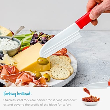 Dreamfarm Knibble Lite 3-In-1 Cheese Knife for Charcuterie