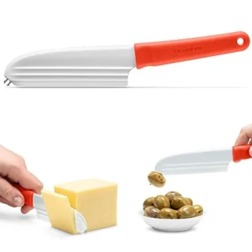 Dreamfarm Knibble Lite 3-In-1 Cheese Knife for Charcuterie