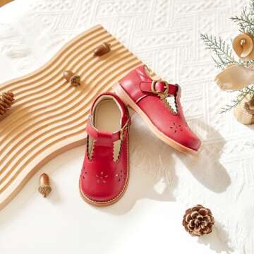 Stylish ESTINE Toddler School Shoes with Bow Design