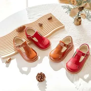 Stylish ESTINE Toddler School Shoes with Bow Design