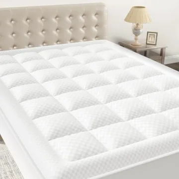 Cooling Quilted Mattress Pad for Queen Size Bedding