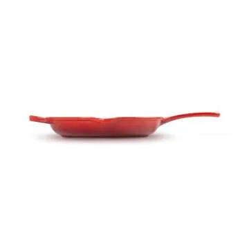 Le Creuset Enameled Cast Iron Signature Iron Handle Skillet, 10.25" (1-3/4 qt.), Cerise
