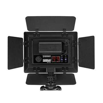 YONGNUO YN300 III YN-300 III LED Camera Video Light Panel with 12V2A AC Adapter Adjustable Color Temperature 5600K