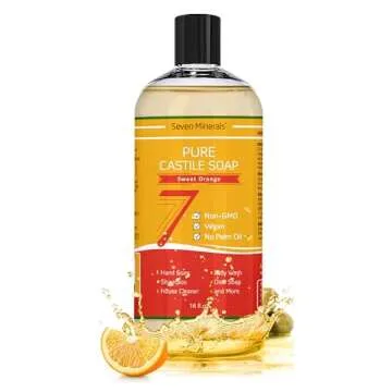 Gentle Castile Soap for Sensitive Skin - Sweet Orange