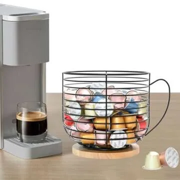Extra-Large K Cup Holder for Counter - Coffee Pod Storage