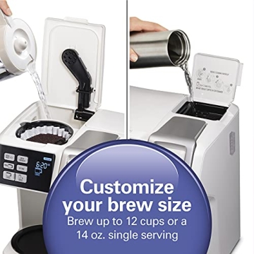 Hamilton Beach FlexBrew Duo Coffee Maker for Pods and Grounds