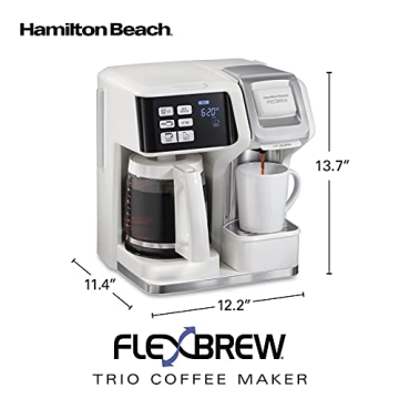 Hamilton Beach FlexBrew Duo Coffee Maker for Pods and Grounds