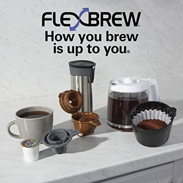 Hamilton Beach FlexBrew Duo Coffee Maker for Pods and Grounds