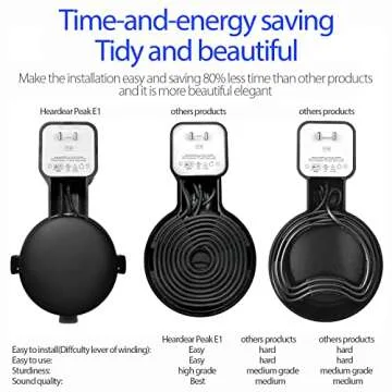 Outlet Wall Mount Stand/Holder for Echo Dot 3rd Generation Smart Home Speakers Space-Saving Hanger Plug for Alexa Built-in Cable Management Hide Messy Wires(1 Pack Black)