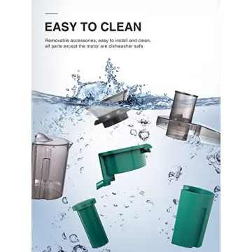 QCen 500W Juicer Machine - Easy to Clean, Stylish, Powerful Juice Extraction