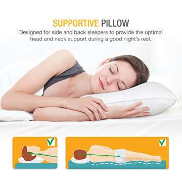 DreamNorth Premium Gel Pillows for Luxurious Sleep Comfort