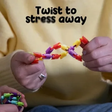 Boxgear 6pc Multicolored Fidget Toy Set for All Ages