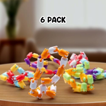 Boxgear 6pc Multicolored Fidget Toy Set for All Ages