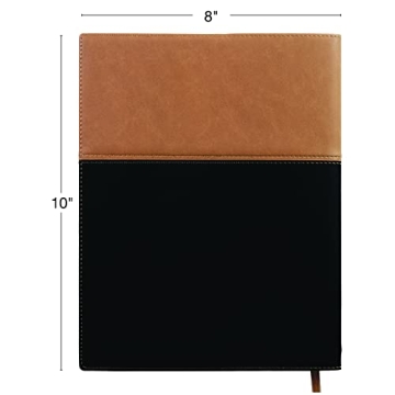 Global Printed Products 2022 Planner Calendar 8"x10" : Includes 14 Months (November 2021 to December 2022) / 2022 Weekly Planner/Weekly Agenda/Monthly Calendar Organizer (Black/Brown - Pack of 1)