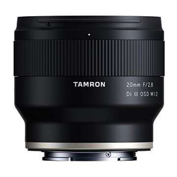Tamron 20mm f/2.8 Di III OSD M1:2 Lens for Sony Full Frame/APS-C E-Mount