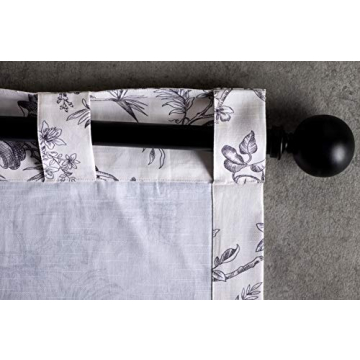 Maison d'Hermine 100% Cotton Curtain - Elegant Farmhouse Decor