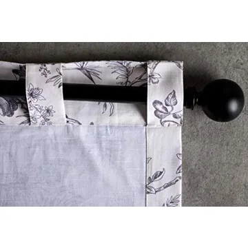 Maison d'Hermine 100% Cotton Curtain - Elegant Farmhouse Decor