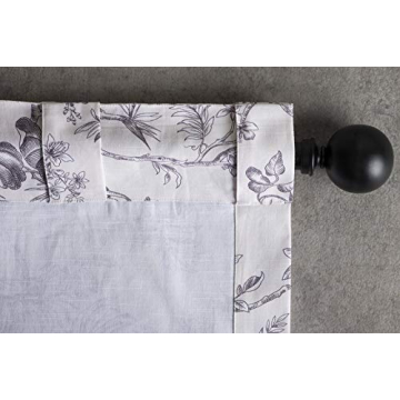 Maison d'Hermine 100% Cotton Curtain - Elegant Farmhouse Decor