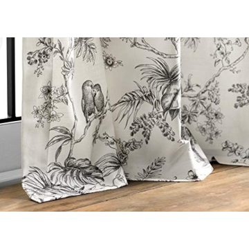 Maison d'Hermine 100% Cotton Curtain - Elegant Farmhouse Decor