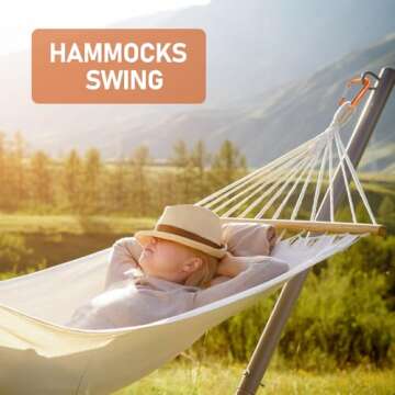 L-Rover Carabiner,12KN Lightweight Heavy Duty Carabiner Clips,Aluminium Wiregate Caribeaners for Hammocks,Camping, Key Chains, Outdoor and Gym etc,Hiking & Utility