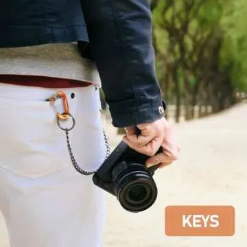 L-Rover Carabiner,12KN Lightweight Heavy Duty Carabiner Clips,Aluminium Wiregate Caribeaners for Hammocks,Camping, Key Chains, Outdoor and Gym etc,Hiking & Utility