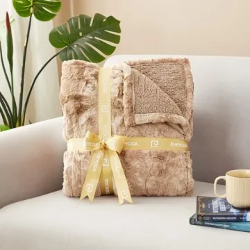 EHEYCIGA Electric Heated Blanket Throw - Luxurious Warmth