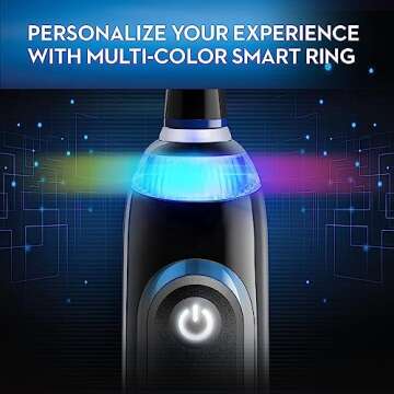 Oral-B Pro Smart Limited Power Rechargeable Electric Toothbrush with (2) Brush Heads and Travel Case, Black