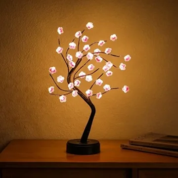 Cherry Blossom Tree Lamp - 18inch LED Night Light