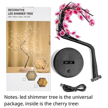 Cherry Blossom Tree Lamp - 18inch LED Night Light