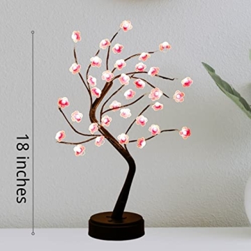 Cherry Blossom Tree Lamp - 18inch LED Night Light