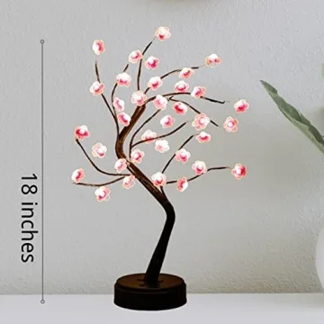 Cherry Blossom Tree Lamp - 18inch LED Night Light
