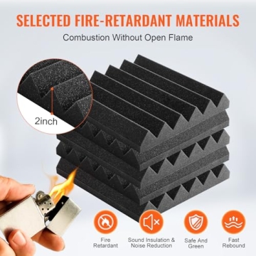 VEVOR Acoustic Foam Panels High Density Soundproofing
